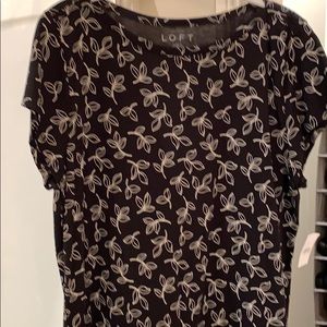 Ann Taylor Loft short sleeved blouse